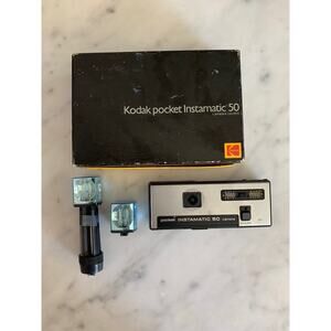 Vintage Kodak Pocket Instamatic 50 Camera*UNTESTED